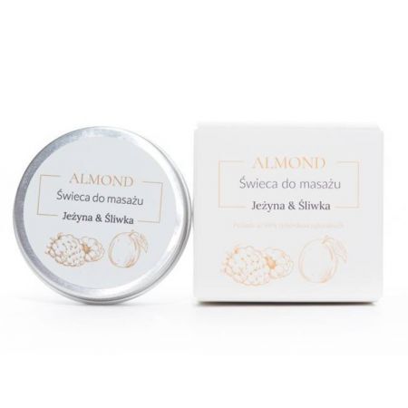 Almond Świeca do masażu Jeżyna & Śliwka, 50 ml