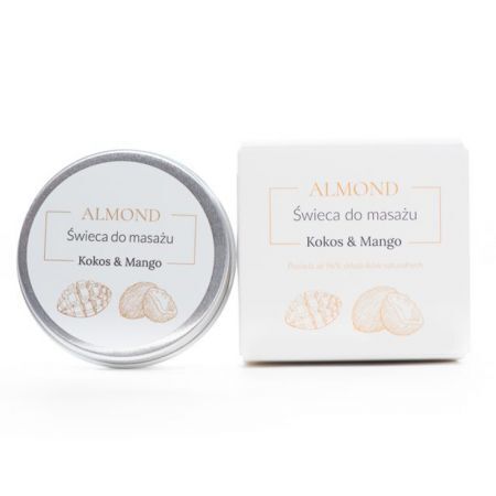 Almond Świeca do masażu Kokos & Mango, 50 ml
