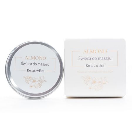 Almond Świeca do masażu Kwiat wiśni, 50 ml