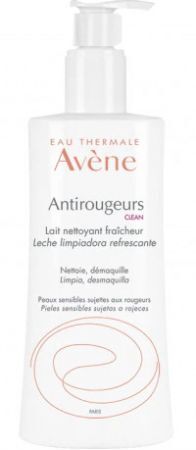 Avene Antirougeurs Clean Mleczko oczyszczająco - odświeżające do skóry naczynkowej, 400 ml