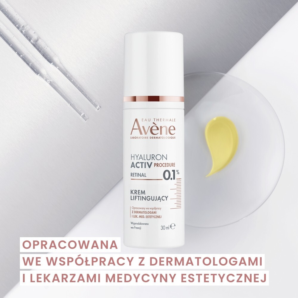 Avene Hyaluron Activ Procedure Krem liftingujący z retinalem i kwasem hialuronowym, 30 ml
