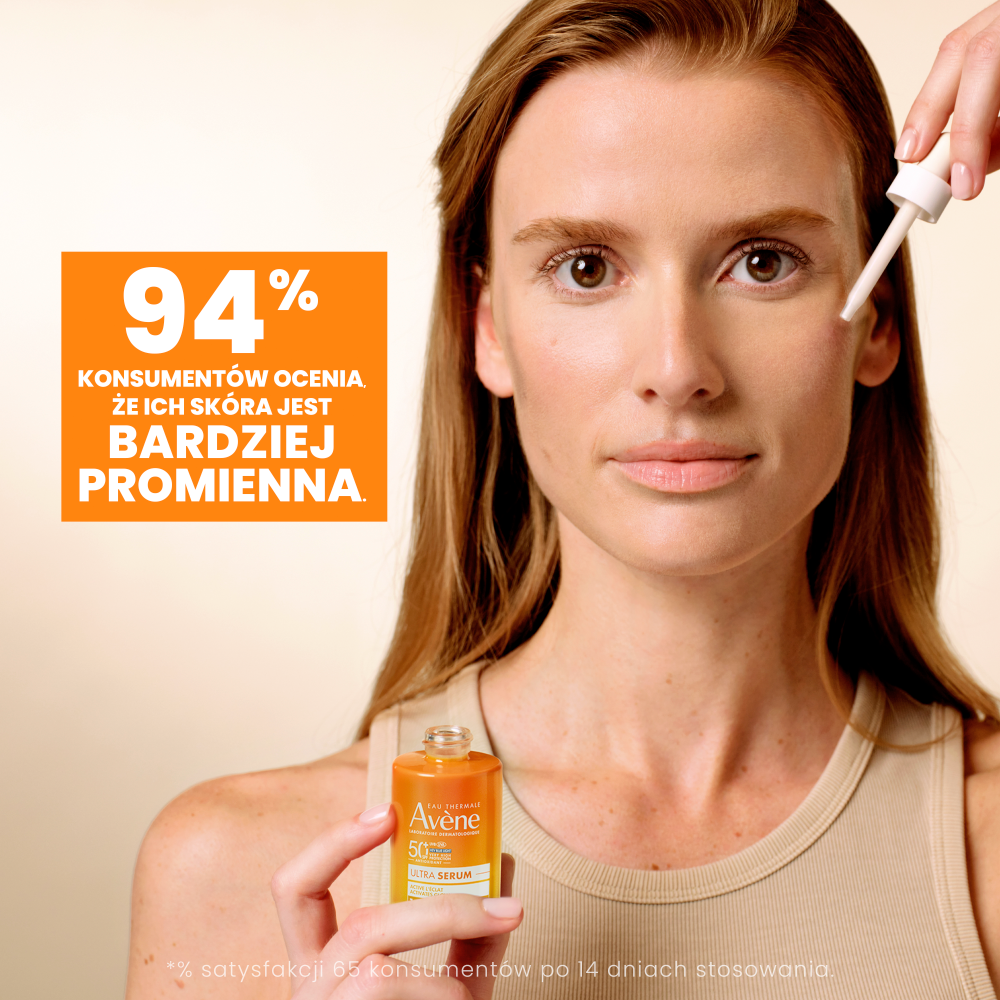 Avene Sun Ultra serum aktywujące blask skóry SPF 50+, 30 ml