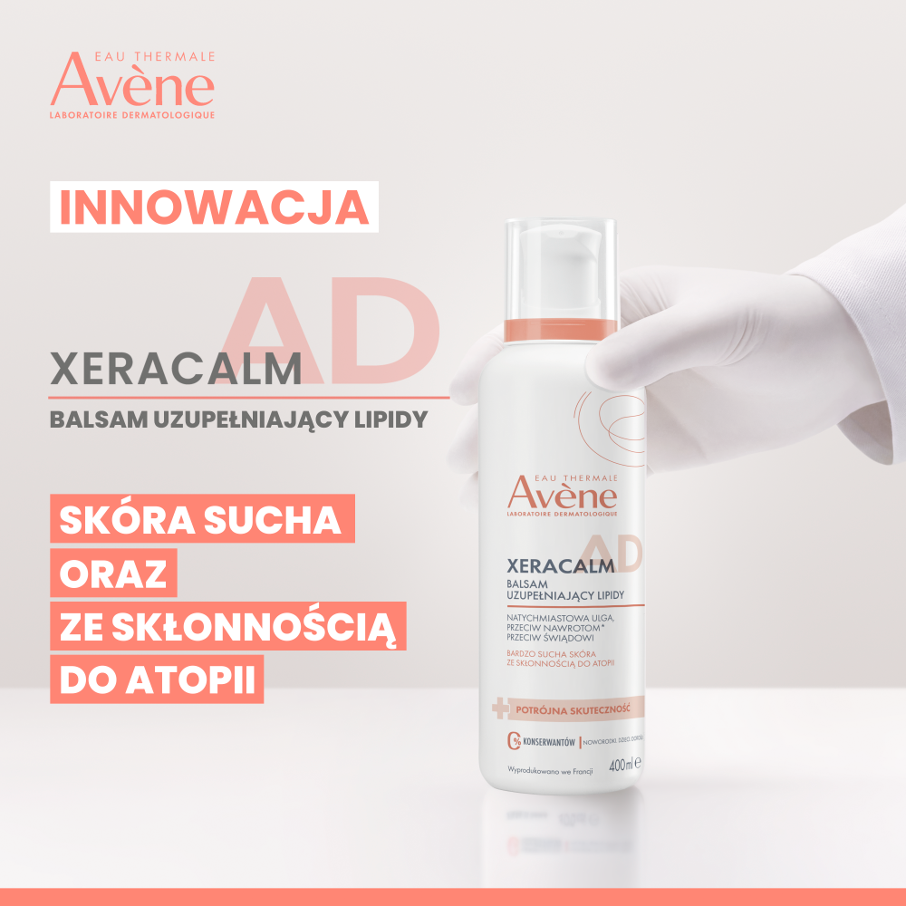 Avene XeraCalm A.D Balsam uzupełniający lipidy, 400 ml