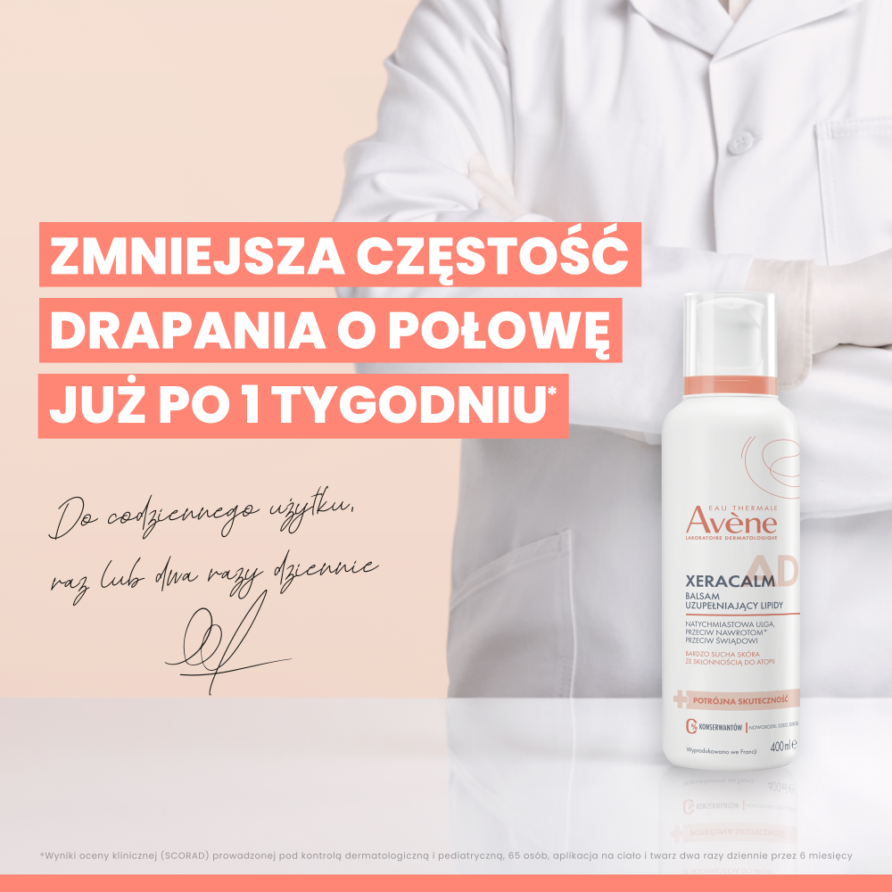 Avene XeraCalm A.D Balsam uzupełniający lipidy, 400 ml
