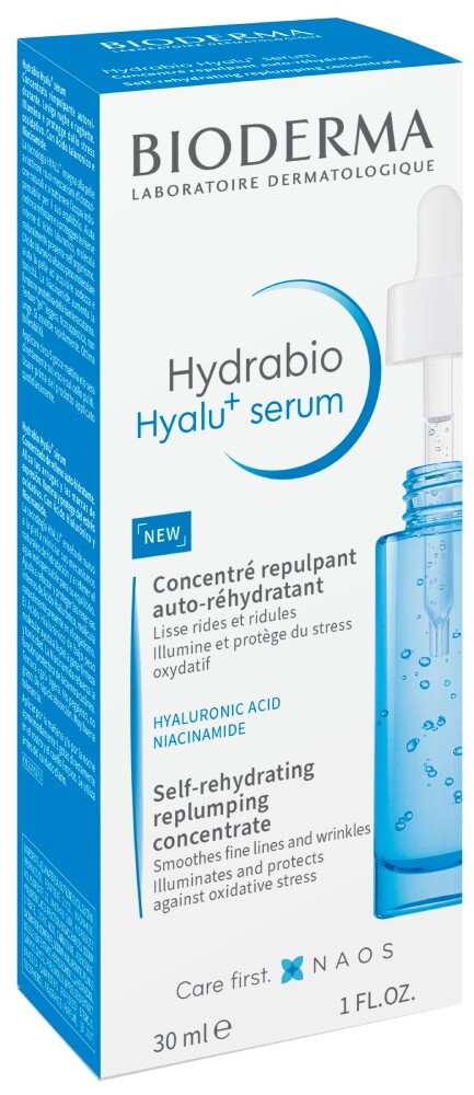 Bioderma Hydrabio Hyalu+ Nawilżające Serum przeciwzmarszczkowe, 30 ml