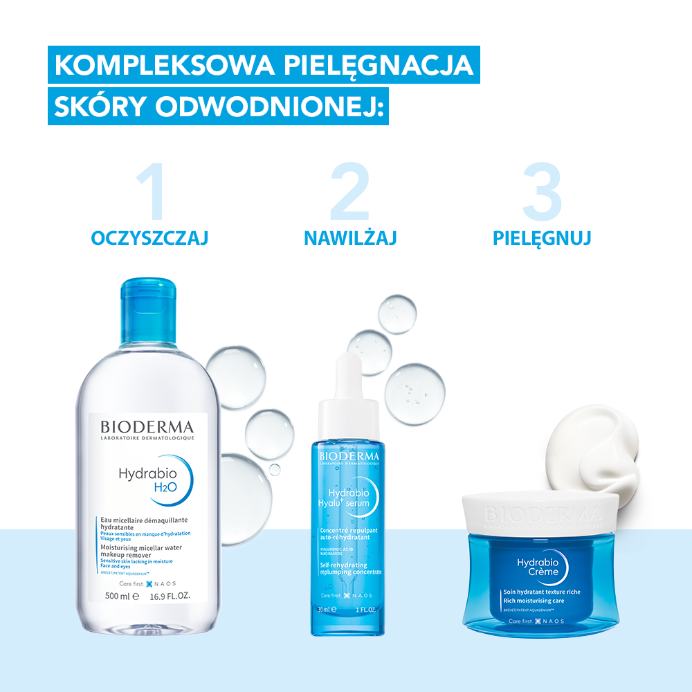 Bioderma Hydrabio Hyalu+ Nawilżające Serum przeciwzmarszczkowe, 30 ml