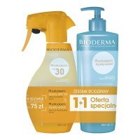 Bioderma Photoderm Zestaw SPF 30 Spray, 400 ml + Emulsja po opalaniu, 500 ml