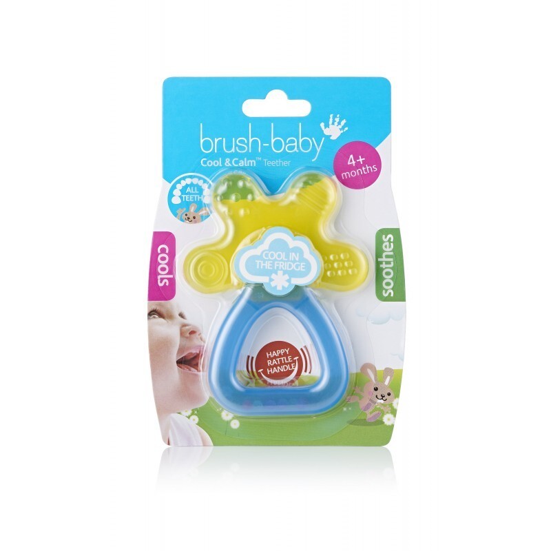 Brush-Baby Cool & Calm Gryzak chłodzący dla dzieci od 4 miesiąca życia, 1 sztuka