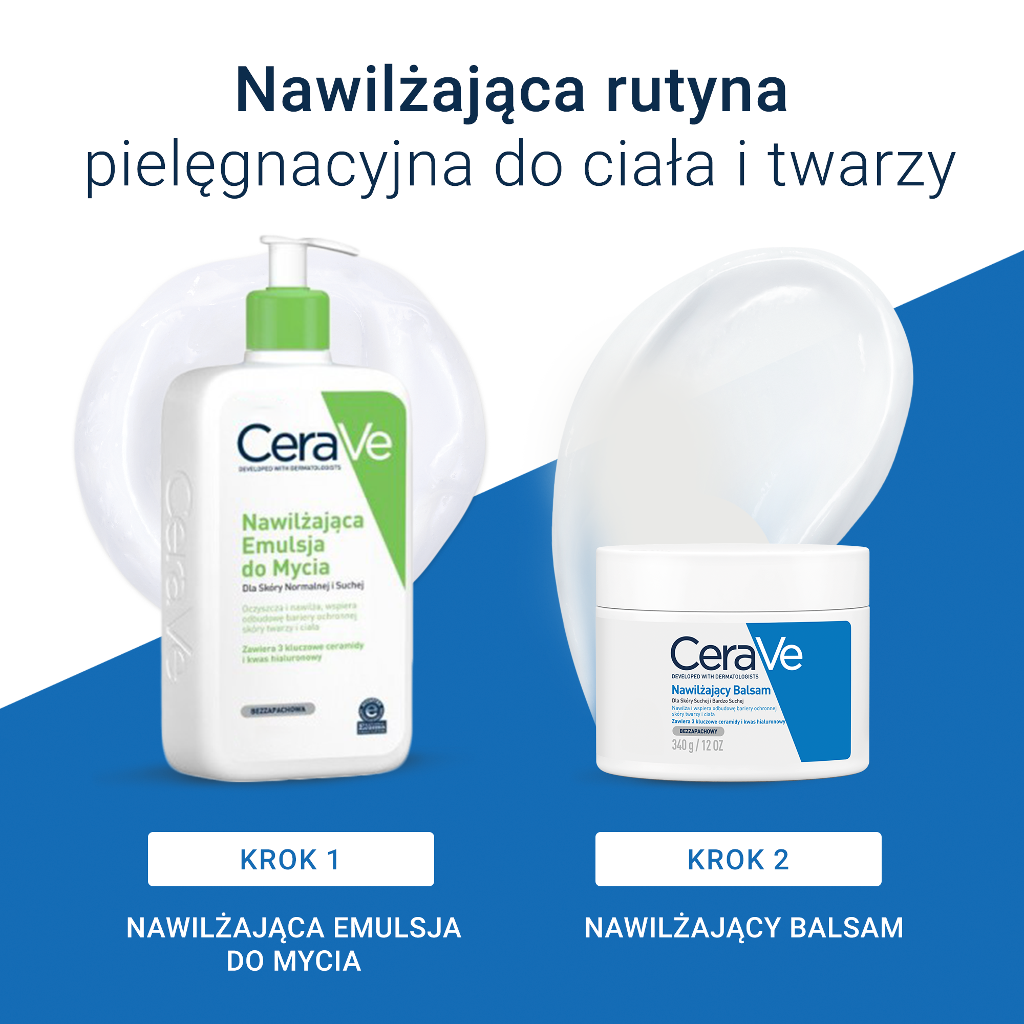 CeraVe Nawilżający Balsam dla skóry suchej i bardzo suchej, 340 g