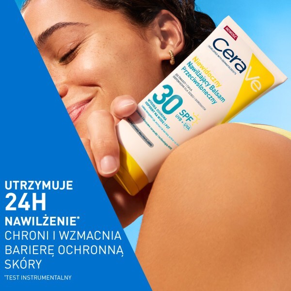 CeraVe Nawilżający balsam przeciwsłoneczny SPF 30, 177 ml