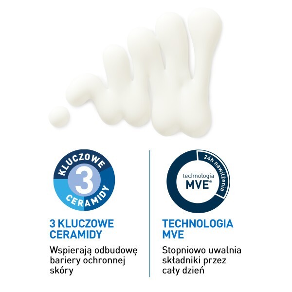 CeraVe Nawilżający fluid przeciwsłoneczny do skóry normalnej i suchej SPF 50+, 50 ml
