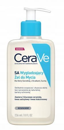 CeraVe SA Wygładzający żel do mycia skóry szorstkiej i suchej, 236 ml