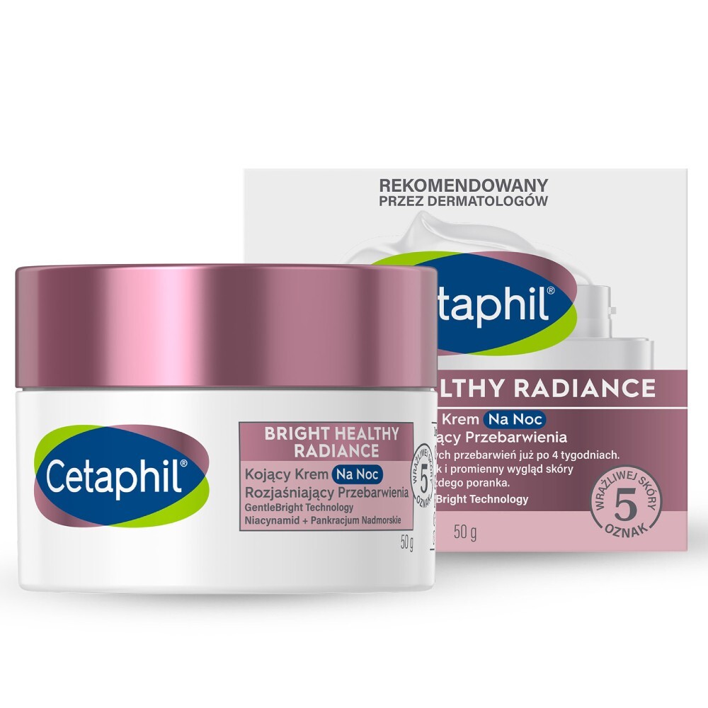 Cetaphil BHR Kojący krem na noc rozjaśniający przebarwienia, 50 g