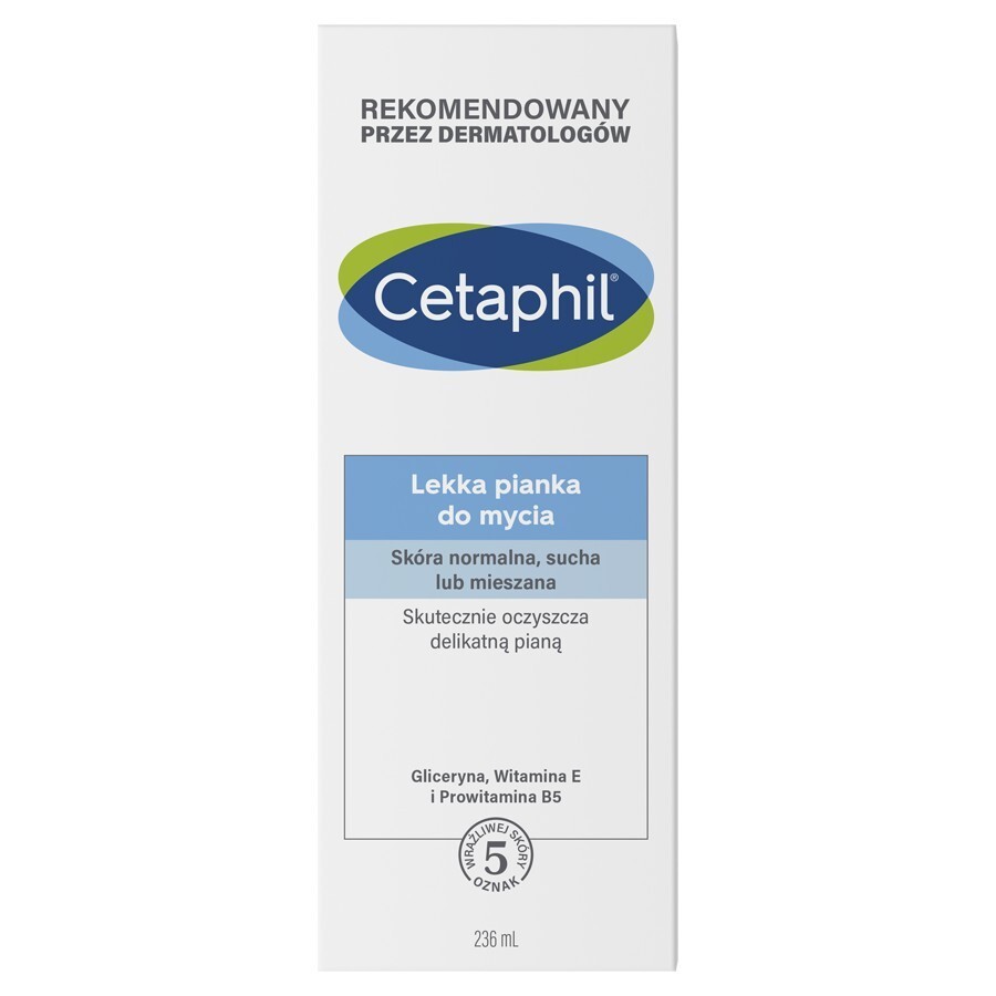 Cetaphil Lekka pianka do mycia, 236 ml