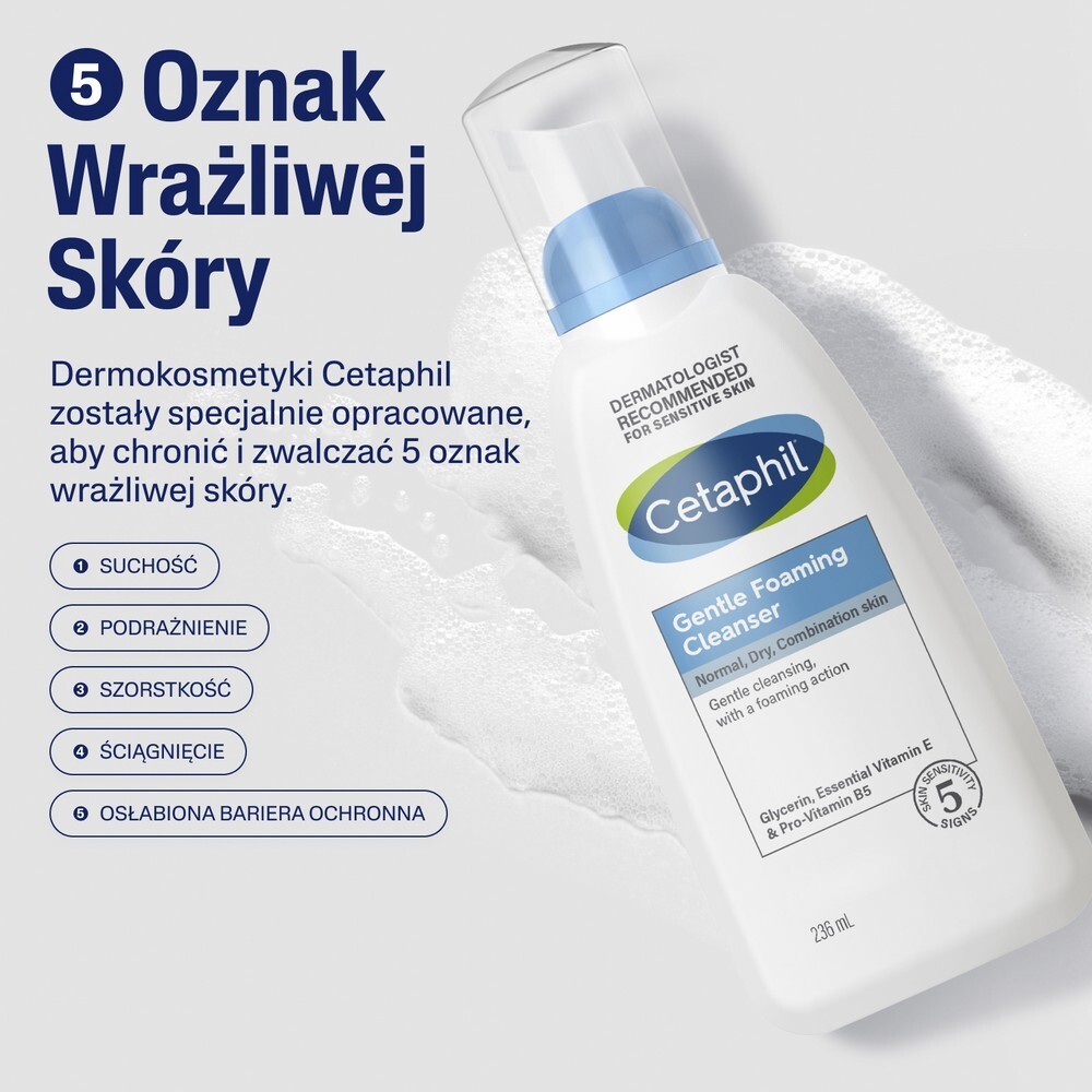 Cetaphil Lekka pianka do mycia, 236 ml