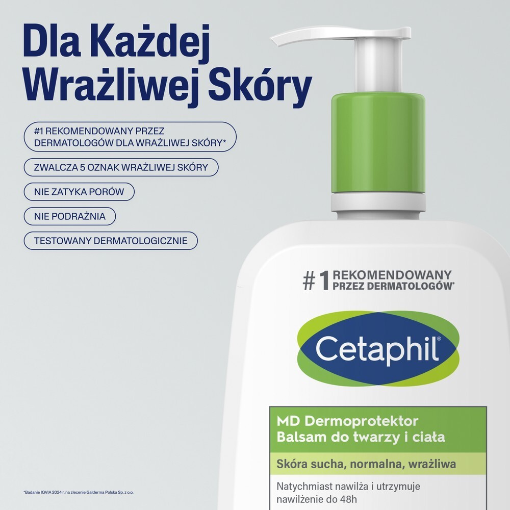 Cetaphil MD Dermoprotektor Balsam do twarzy i ciała, 500 ml