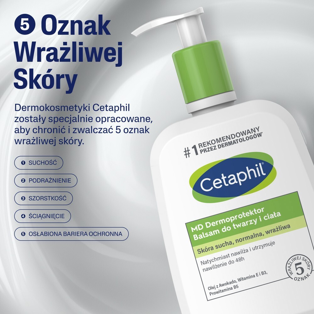Cetaphil MD Dermoprotektor Balsam do twarzy i ciała, 500 ml
