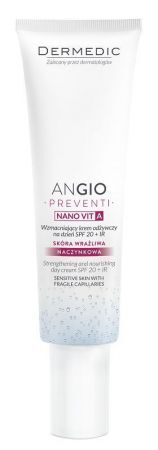 Dermedic Angio Preventi Nano Vit A Wzmacniający krem odżywczy na dzień SPF 20+ IR, 40 g