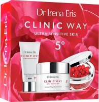Dr Irena Eris Clinic Way 5° Zestaw Dermokrem na dzień wypełniający zmarszczki SPF 20, 50 ml + Dermokrem na noc globalnie regenerujący, 30 ml + Dermokapsułki rewitalizujące, 30 sztuk
