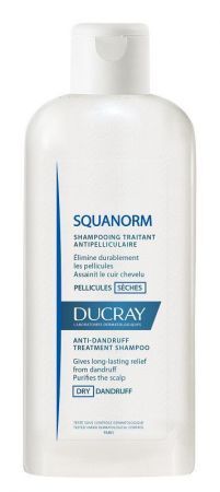 DUCRAY Squanorm Szampon przeciwłupieżowy, łupież suchy, 200 ml