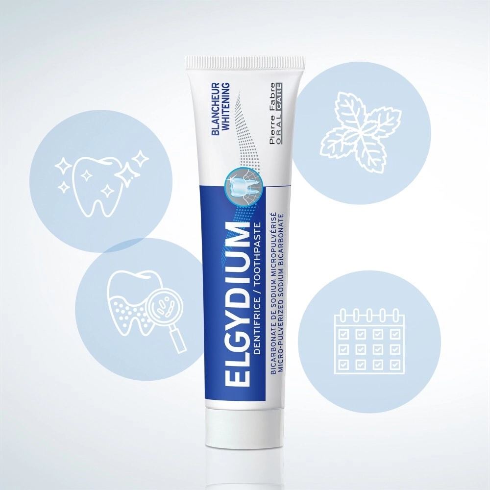 Elgydium Whitening Pasta wybielająca do zębów, 75 ml