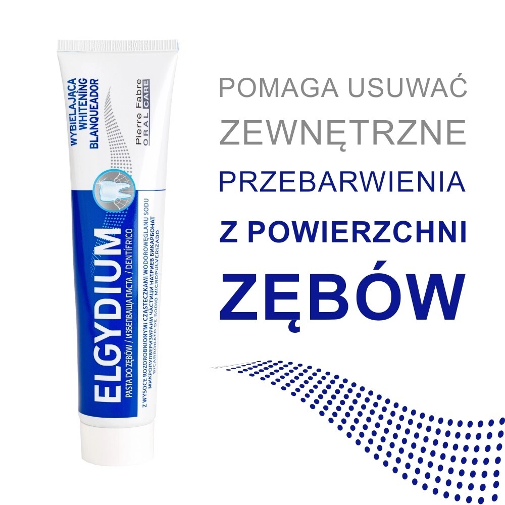 Elgydium Whitening Pasta wybielająca do zębów, 75 ml