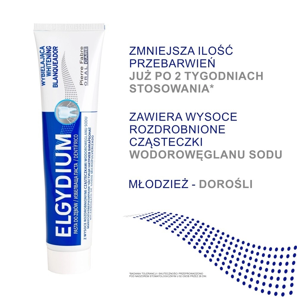 Elgydium Whitening Pasta wybielająca do zębów, 75 ml