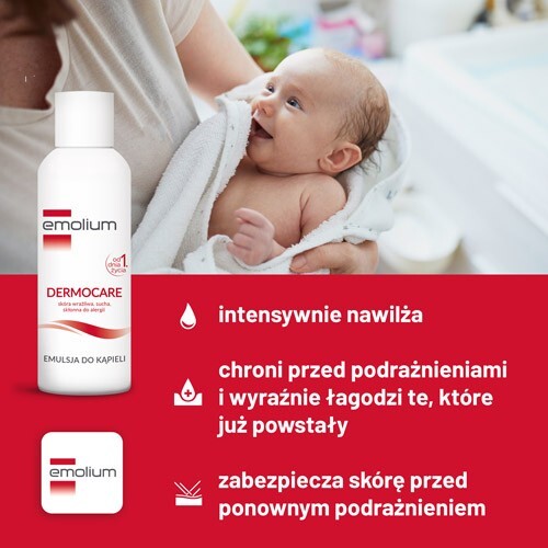 Emolium Dermocare Emulsja do kąpieli, 400 ml