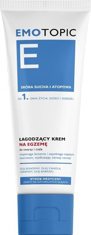 Emotopic Łagodzący krem na egzemę, 75 ml