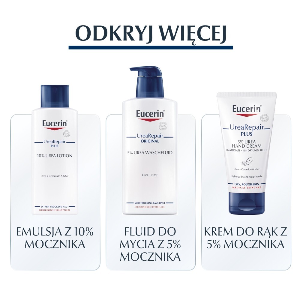 Eucerin UreaRepair krem do twarzy z 5% mocznika, 50 ml