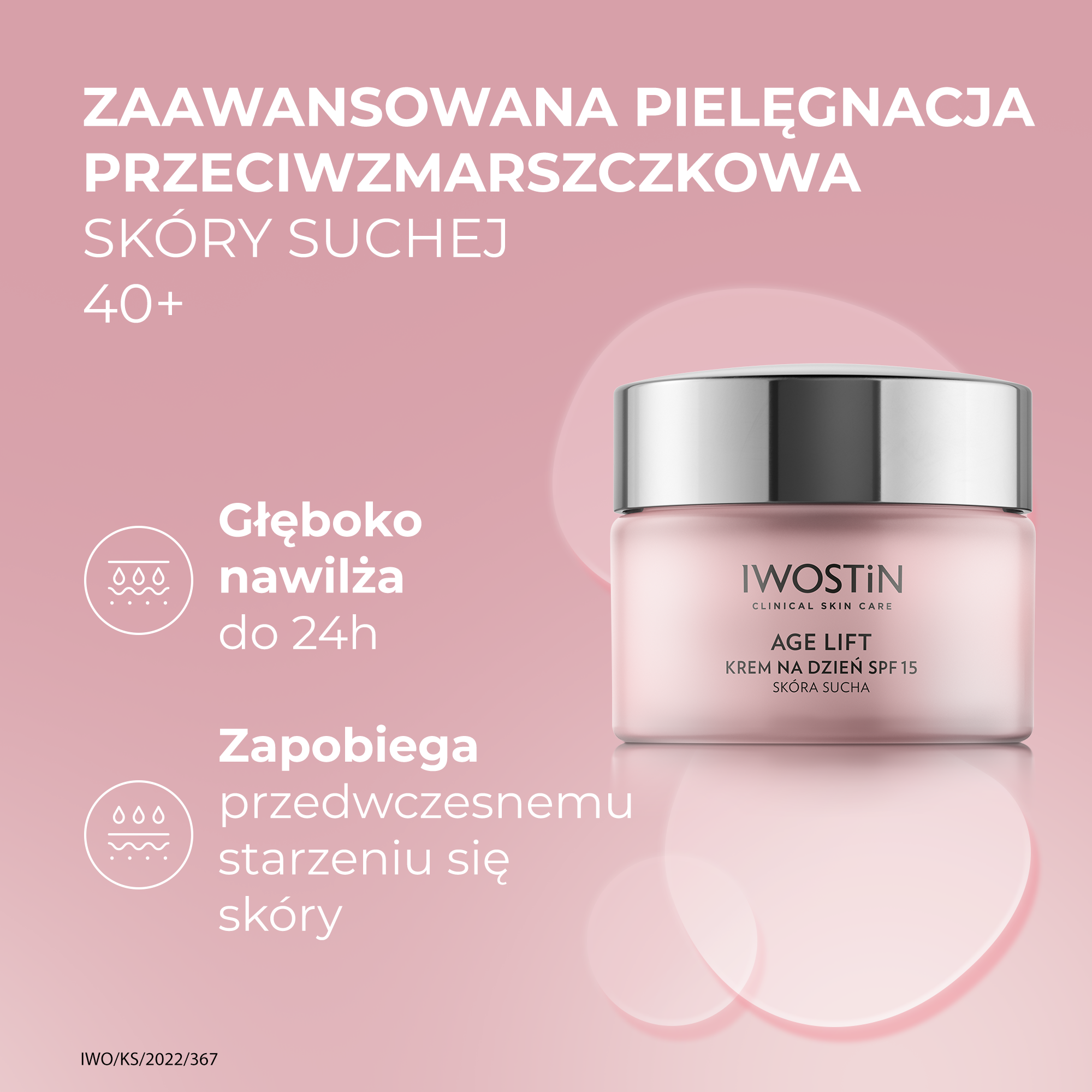 Iwostin Age Lift Krem na dzień do skóry suchej, 50 ml