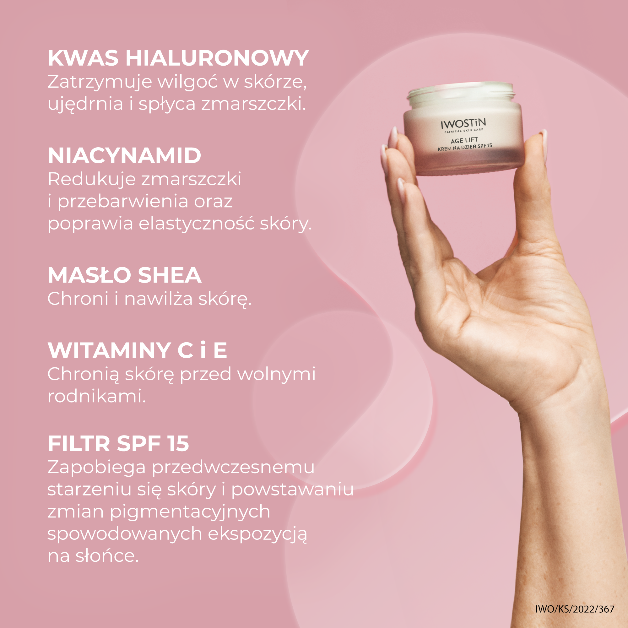 Iwostin Age Lift Krem na dzień do skóry suchej, 50 ml