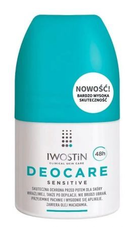 Iwostin Deocare Sensitive Antyperspirant roll-on 48H, 50 ml