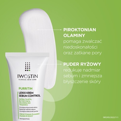 Iwostin Purritin krem sebum control, 60 ml