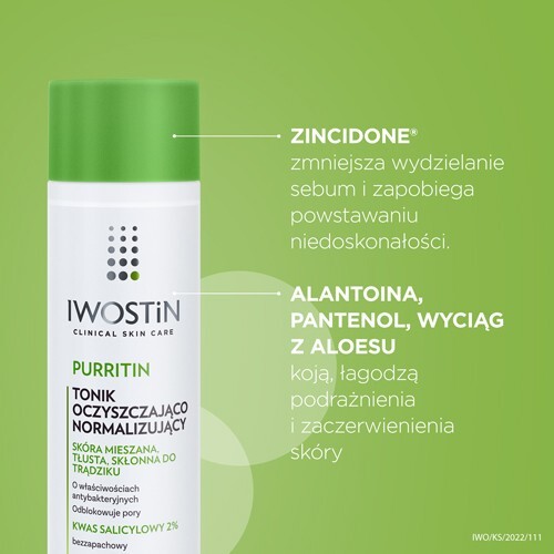 Iwostin Purritin tonik oczyszczająco-normalizujący, 200 ml