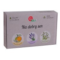 KEJ Zestaw olejków eterycznych Na dobry sen, 3 x 10 ml