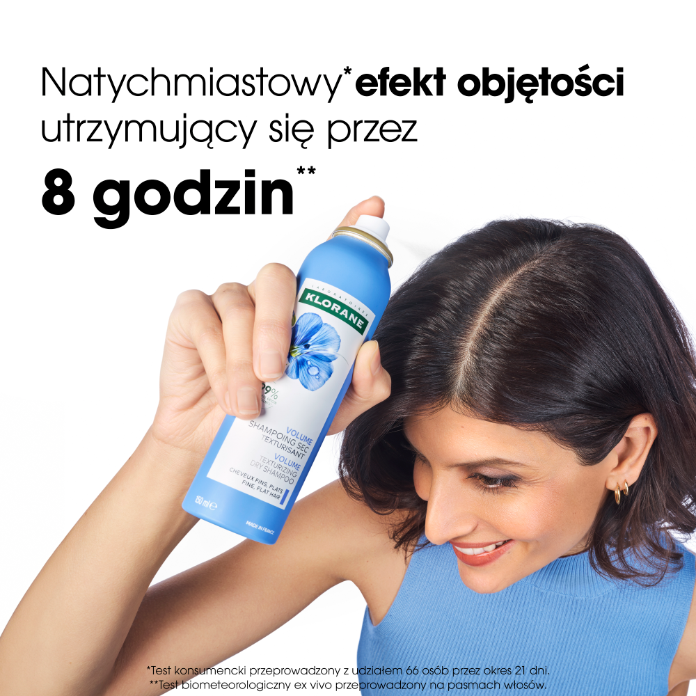 Klorane Objętość Teksturujący szampon suchy, 150 ml