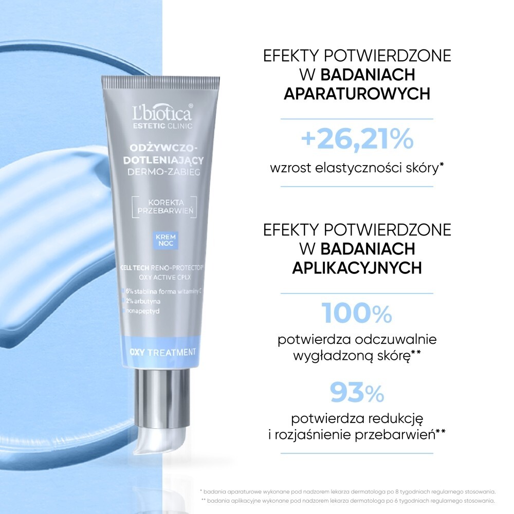 L'Biotica Estetic Clinic Oxy Treatment Krem na noc, 35 ml