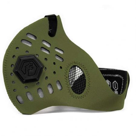 Maska antysmogowa z filtrem N99 DRAGON SPORT II army green, rozmiar S