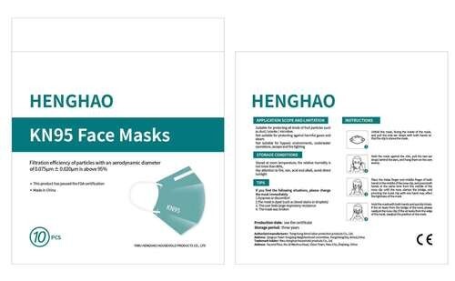 Maska ochronna KN95, 1 sztuka