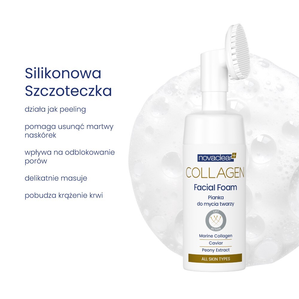 Novaclear Collagen Pianka do mycia twarzy, 100 ml
