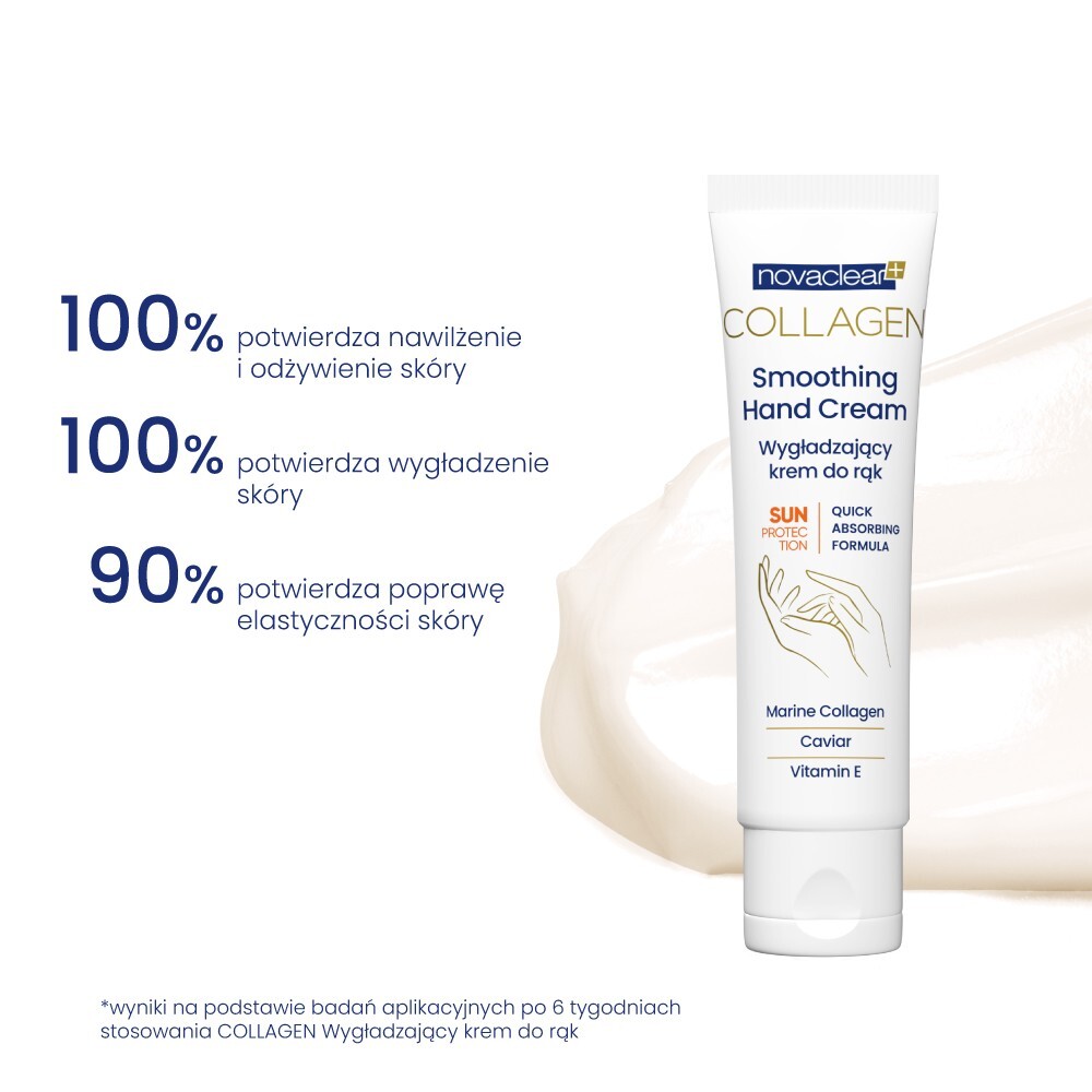 Novaclear Collagen Wygładzający krem do rąk, 50 ml