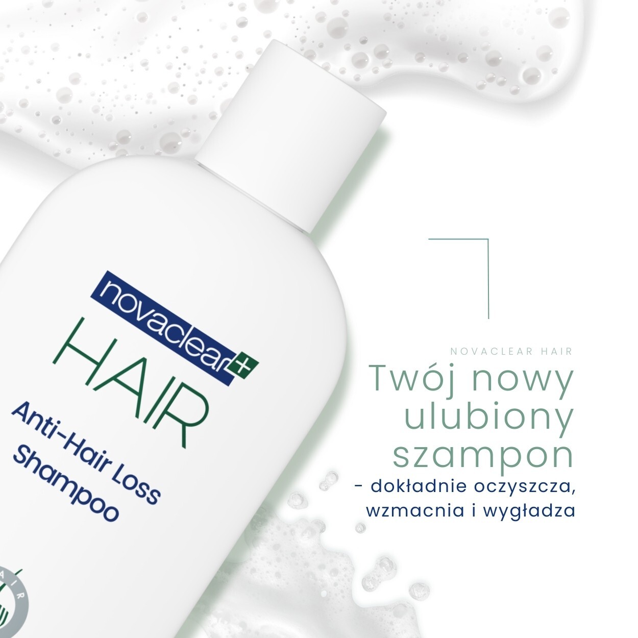 Novaclear Hair Szampon przeciw wypadaniu włosów, 250 ml