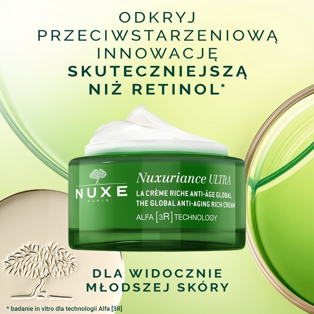 Nuxe Nuxuriance Ultra 3R Bogaty krem przeciwstarzeniowy, 50 ml
