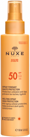 Nuxe Sun Mleczko do opalania do twarzy i ciała SPF 50, 150 ml