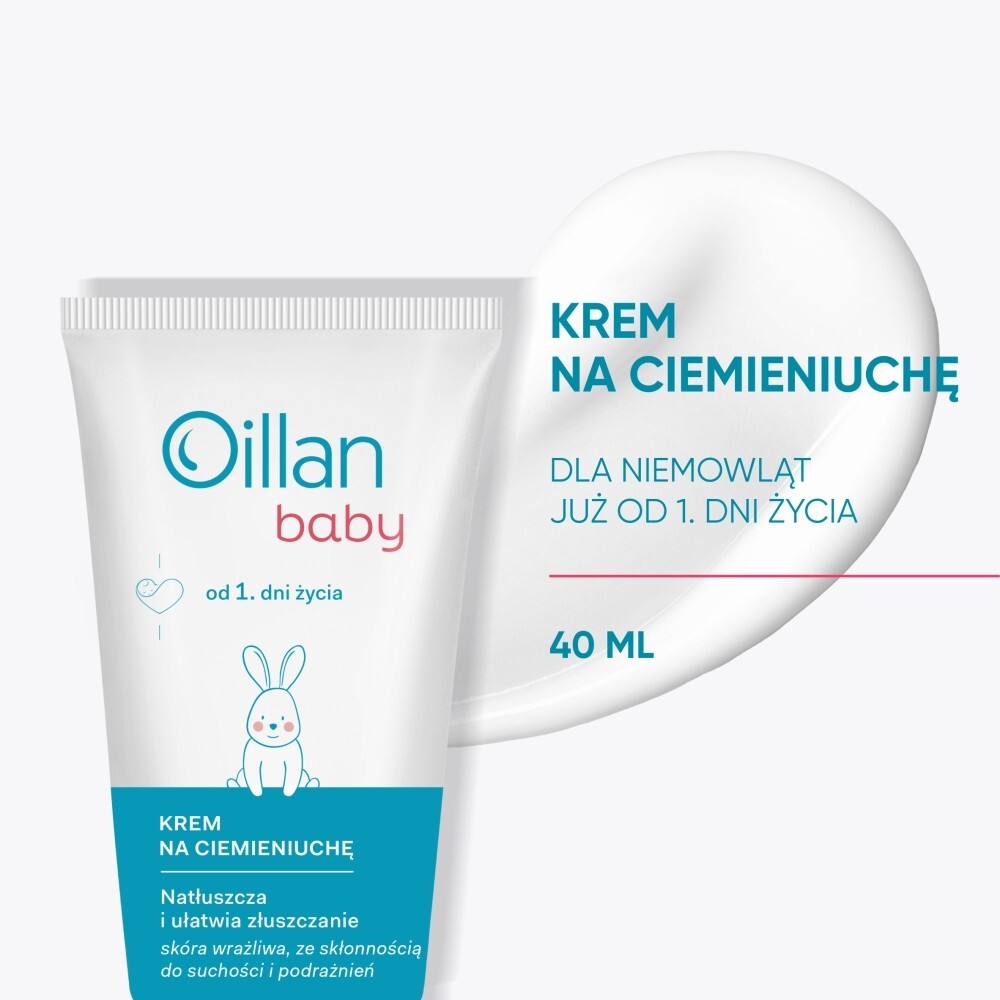 Oillan Baby Krem na ciemieniuchę, 40 ml
