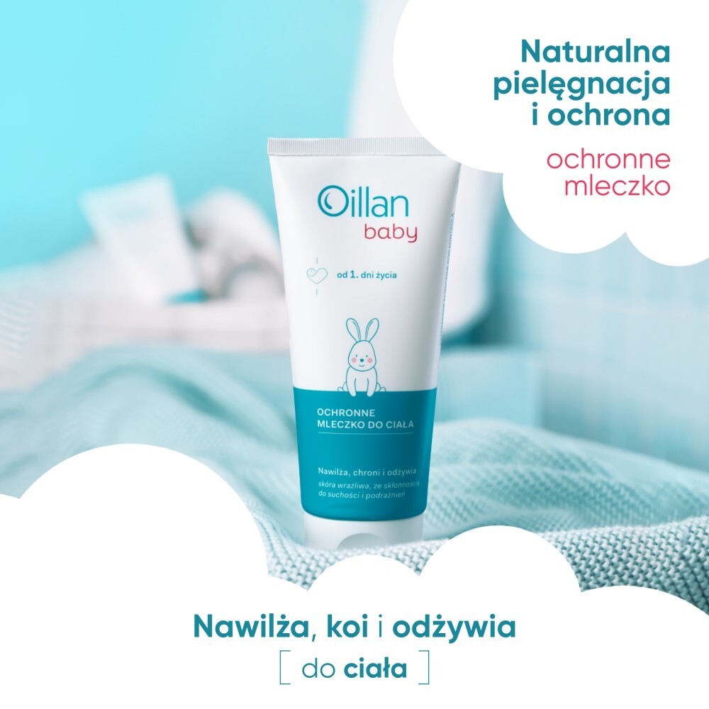 Oillan Baby Ochronne mleczko do ciała, 200 ml