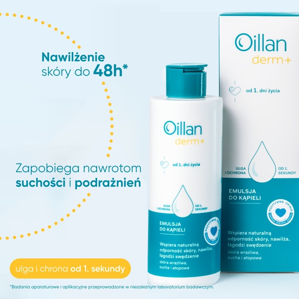 Oillan Derm+ Emulsja do kąpieli, 400 ml