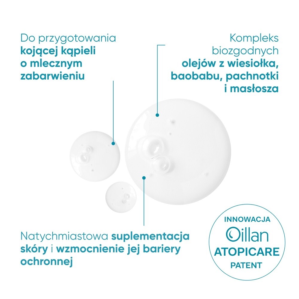 Oillan Derm+ Emulsja do kąpieli, 400 ml