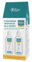 Oillan Med+ Zestaw Emulsja natłuszczająca do kąpieli dermatologicznej, 500 ml + Balsam intensywnie natłuszczający, 400 ml